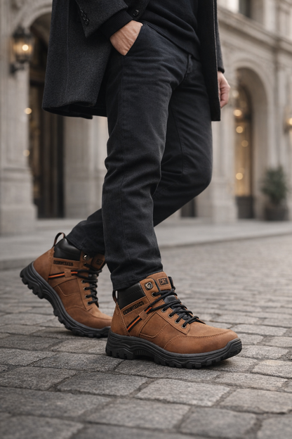 Botas Hombre Casuales Sintético Outdoor Clásicas Senderismo Cosidas