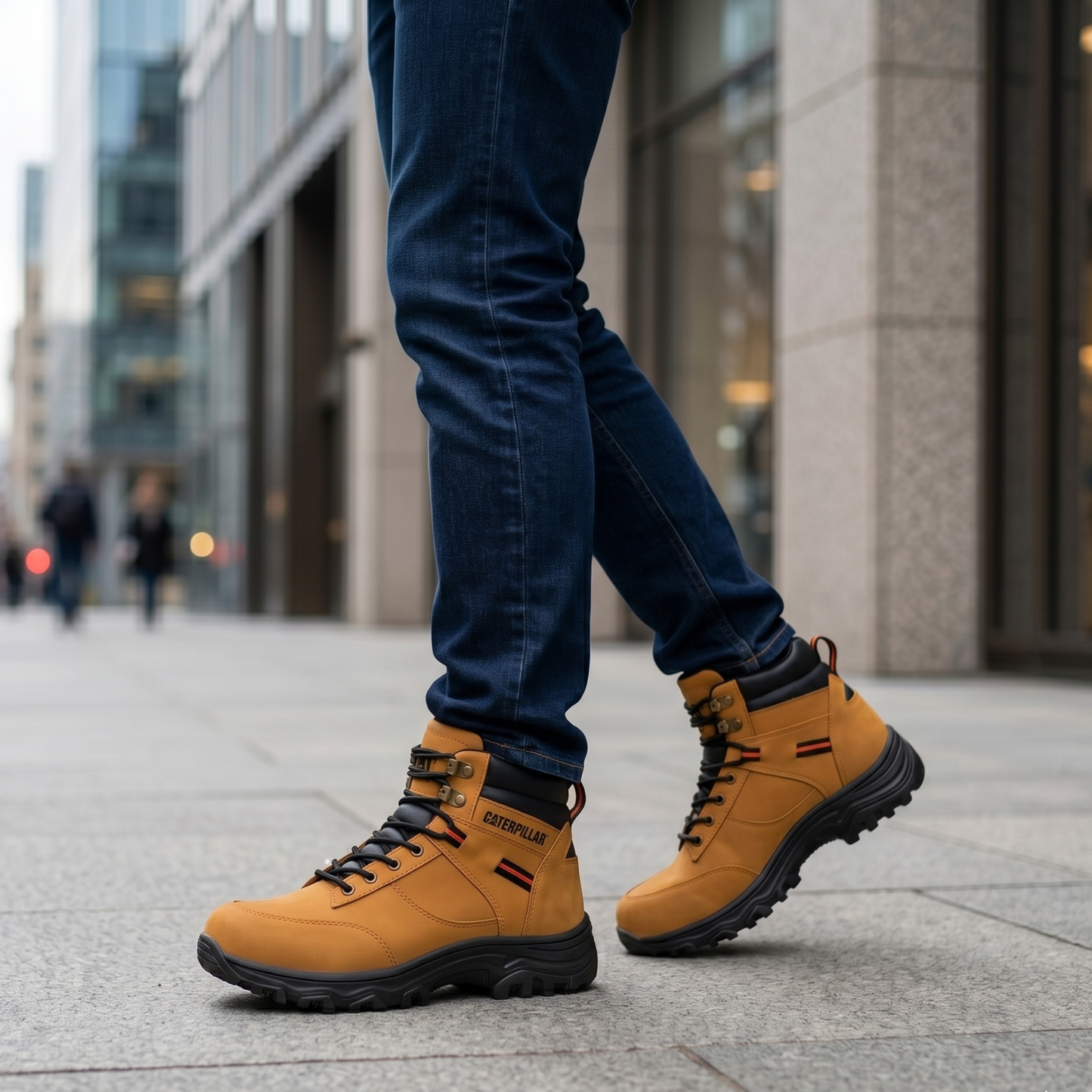 Botas Hombre Casuales Sintético Outdoor Clásicas Senderismo Cosidas