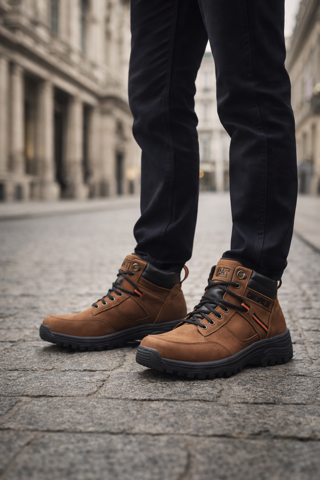 Botas Hombre Casuales Sintético Outdoor Clásicas Senderismo Cosidas