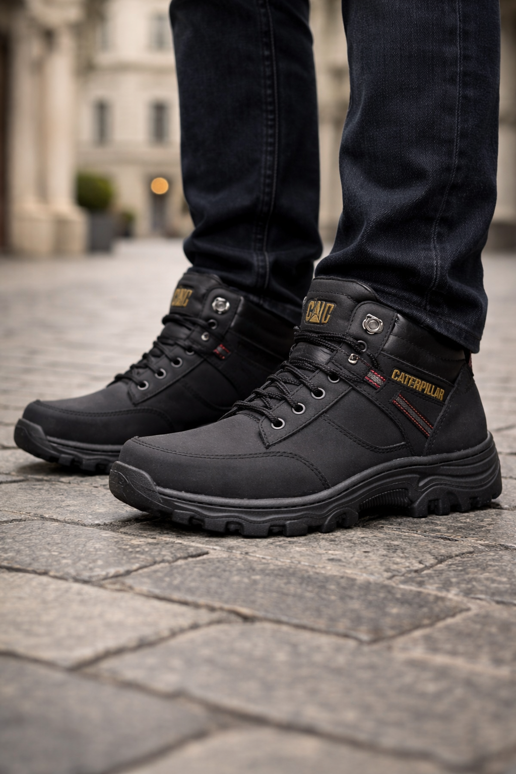 Botas Hombre Casuales Sintético Outdoor Clásicas Senderismo Cosidas