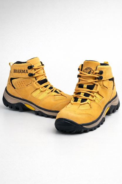 Botas Bramah Hombre Cuero De Seguridad Dieléctricas Cosidas