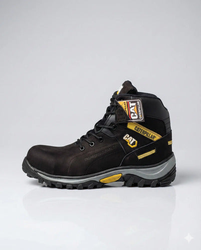 Botas Hombre Punta Seguridad Cuero Nobuck Casuales
