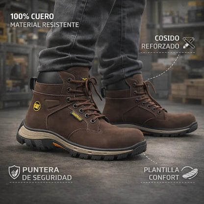 Botas Hombre De Seguridad Dieléctricas Cuero Industriales