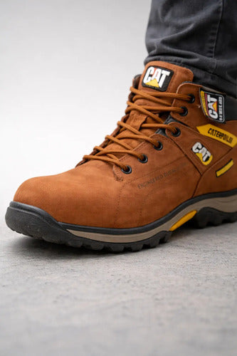Botas Hombre Punta Seguridad Cuero Nobuck Dieléctricas