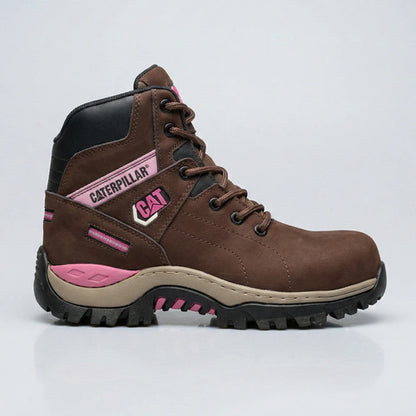 Botas Mujer Seguridad Dieléctricas En Cuero Cosidas Confort