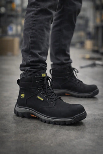 Botas Hombre De Seguridad Dieléctricas Cuero Industriales