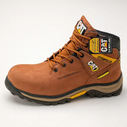 Botas Hombre Punta Seguridad Cuero Nobuck Dieléctricas