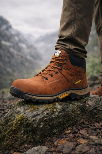 Botas Hombre Punta Seguridad Cuero Nobuck Casuales