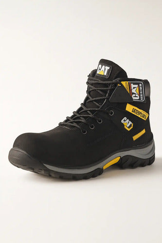 Botas Hombre Punta Seguridad Cuero Nobuck Casuales