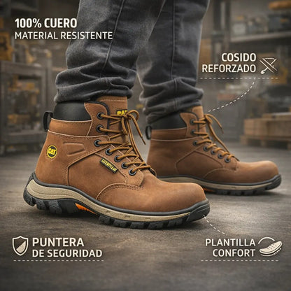 Botas Hombre De Seguridad Dieléctricas Cuero Industriales