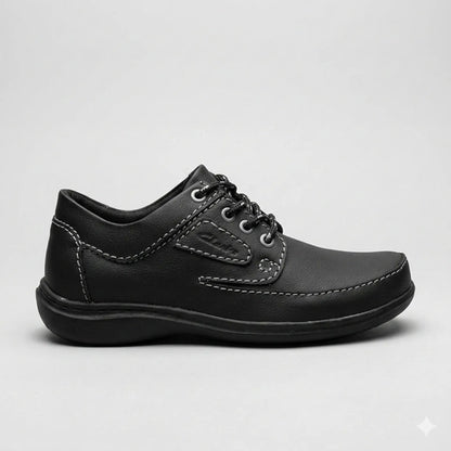 Zapatos Hombre Calzado Casual Cuero Cosidos Confort Negro 39