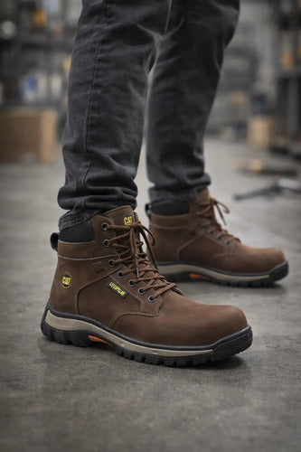 Botas Hombre De Seguridad Dieléctricas Cuero Industriales
