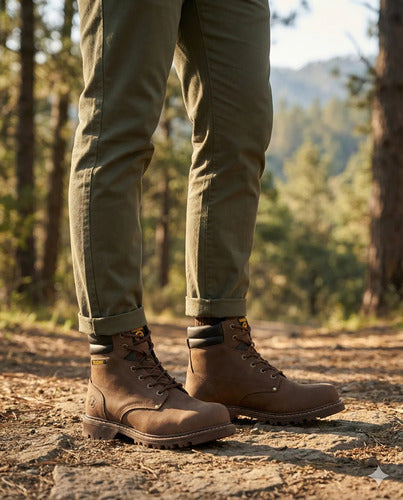 Botas Hombre Cuero Casuales Clásicas Antideslizantes Cosidas