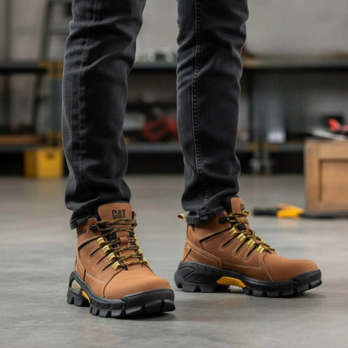 Botas Seguridad Hombre Dieléctricas Cuero Trabajo Industrial