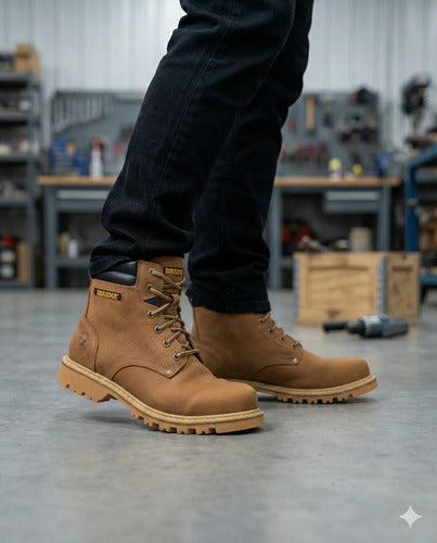 Botas Hombre Cuero Casuales Clásicas Antideslizantes Cosidas