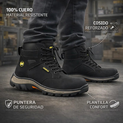 Botas Hombre De Seguridad Dieléctricas Cuero Industriales