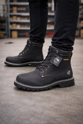 Botas Hombre Cuero Casuales Clásicas Antideslizantes Cosidas