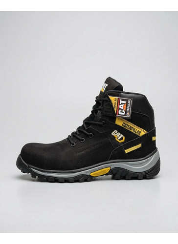 Botas Hombre Punta Seguridad Cuero Nobuck Dieléctricas