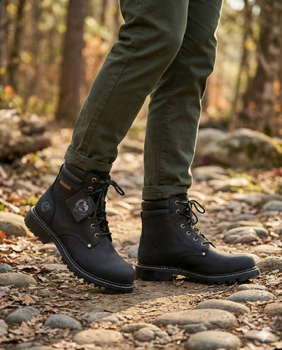 Botas Hombre Cuero Casuales Clásicas Antideslizantes Cosidas