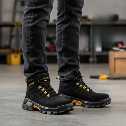 Botas Seguridad Hombre Dieléctricas Cuero Trabajo Industrial