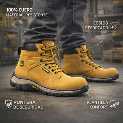 Botas Hombre De Seguridad Dieléctricas Cuero Industriales