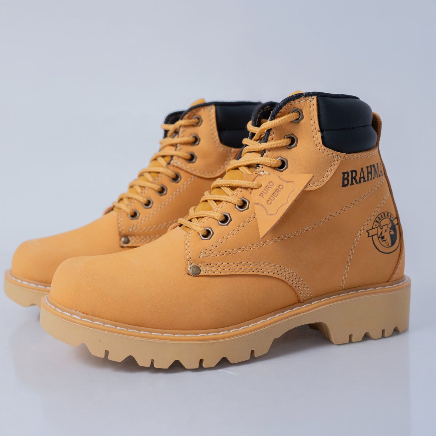 Botas Hombre Cuero Casuales Clásicas Trabajo Antideslizantes