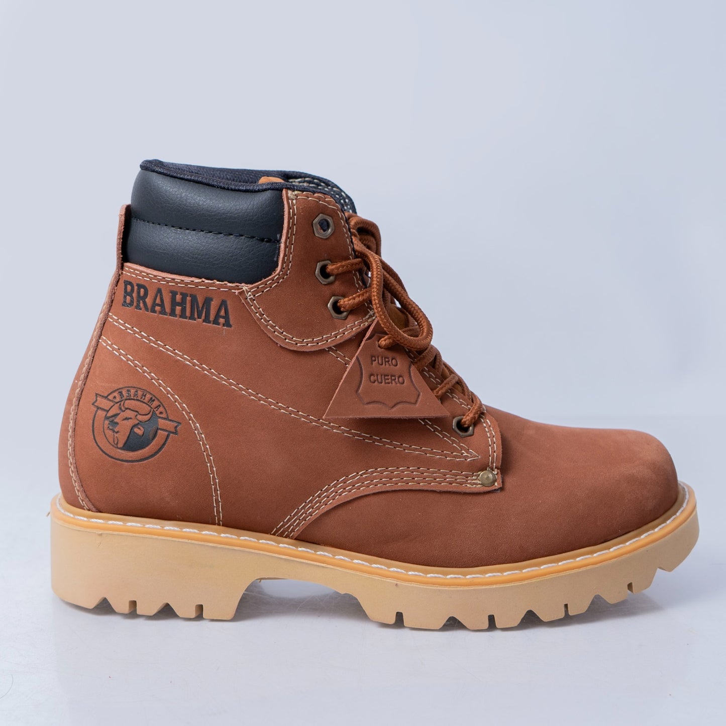 Botas Hombre Cuero Casuales Clásicas Trabajo Antideslizantes