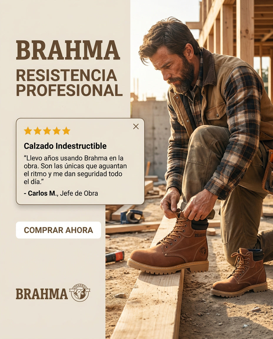 Botas Hombre Cuero Casuales Clásicas Trabajo Antideslizantes