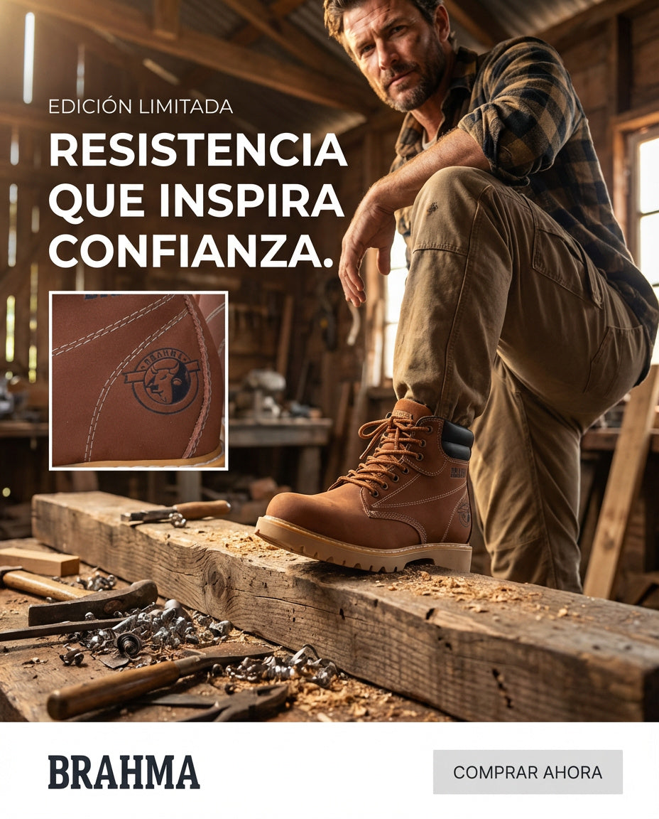Botas Hombre Cuero Casuales Clásicas Trabajo Antideslizantes